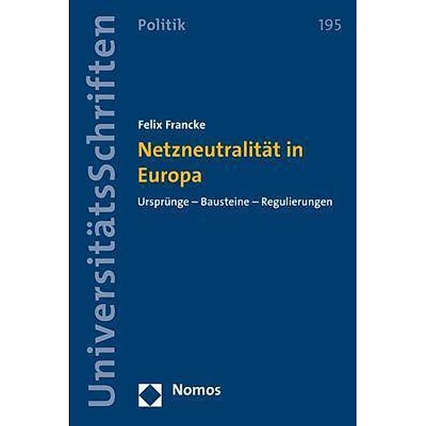 Netzneutralität in Europa, Felix Francke