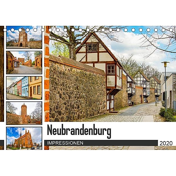 Neubrandenburg Impressionen (Tischkalender 2020 DIN A5 quer), Dirk Meutzner