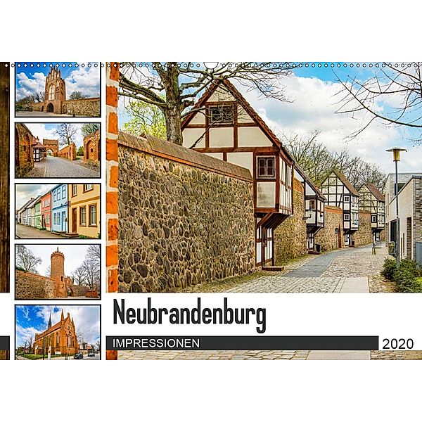 Neubrandenburg Impressionen (Wandkalender 2020 DIN A2 quer), Dirk Meutzner