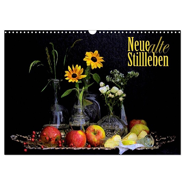 Neue alte Stillleben (Wandkalender 2024 DIN A3 quer), CALVENDO Monatskalender, Elís Fischer