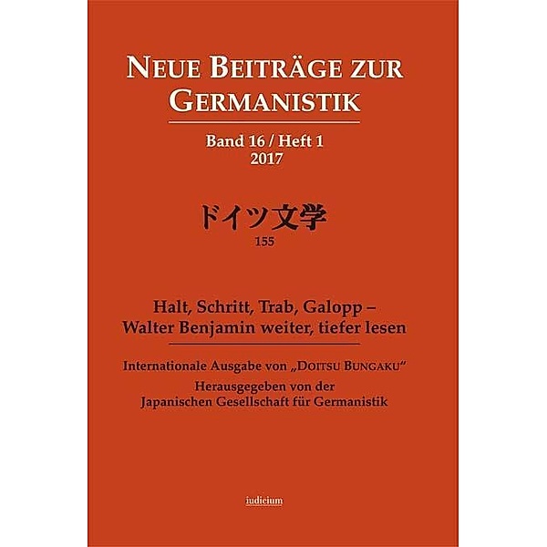Neue Beiträge zur Germanistik, Band 16 / Heft 1 / 2017