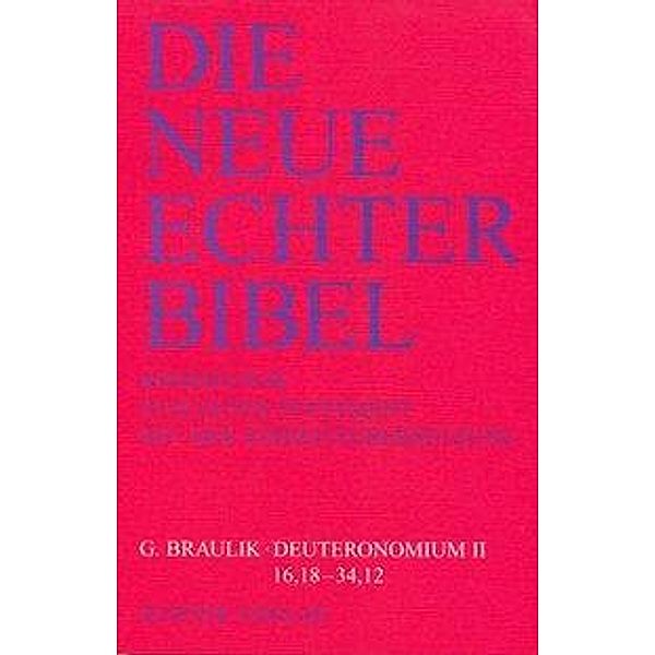 Neue Echter Bibel AT Lfg. 28, Georg Braulik