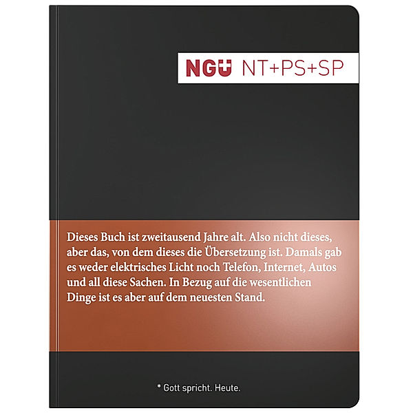 Neue Genfer Übersetzung (NGÜ) - Neues Testament mit Psalmen und Sprüchen