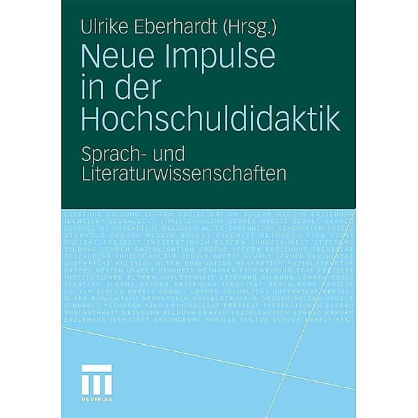 Neue Impulse in der Hochschuldidaktik, Ulrike Eberhardt