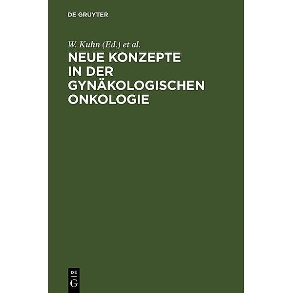 Neue Konzepte in der gynäkologischen Onkologie