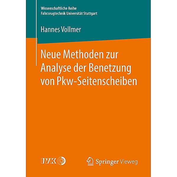 Neue Methoden zur Analyse der Benetzung von Pkw-Seitenscheiben, Hannes Vollmer