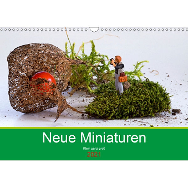 Neue Miniaturen - Klein ganz groß 2.0 (Wandkalender 2021 DIN A3 quer), Ute Jackisch