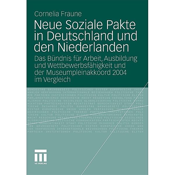 Neue Soziale Pakte in Deutschland und den Niederlanden, Cornelia Fraune