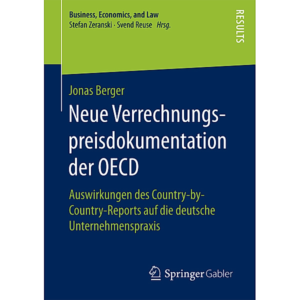 Neue Verrechnungspreisdokumentation der OECD, Jonas Berger
