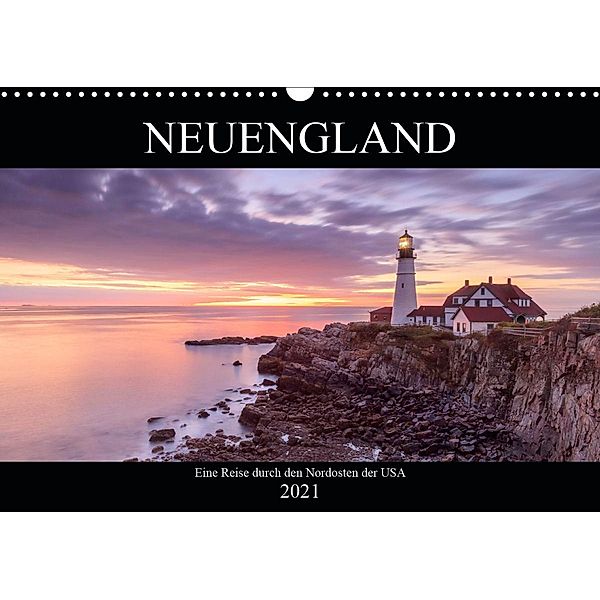 NEUENGLAND - Eine Reise durch den Nordosten der USA (Wandkalender 2021 DIN A3 quer), Christine Büchler & Martin Büchler