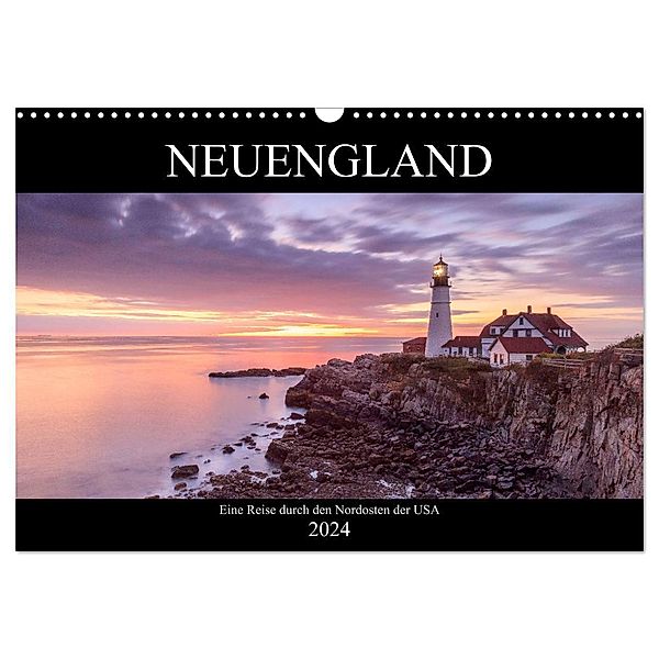 NEUENGLAND - Eine Reise durch den Nordosten der USA (Wandkalender 2024 DIN A3 quer), CALVENDO Monatskalender, Christine Büchler & Martin Büchler