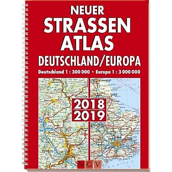 Neuer Straßenatlas Deutschland/Europa 2018/2019
