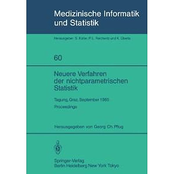 Neuere Verfahren der nichtparametrischen Statistik / Medizinische Informatik, Biometrie und Epidemiologie Bd.60