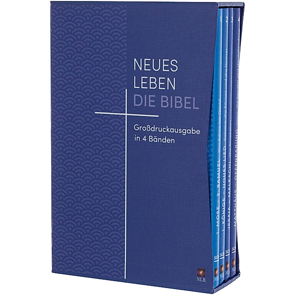 Neues Leben. Die Bibel - NLB., Grossdruckausgabe, 4 Bde.
