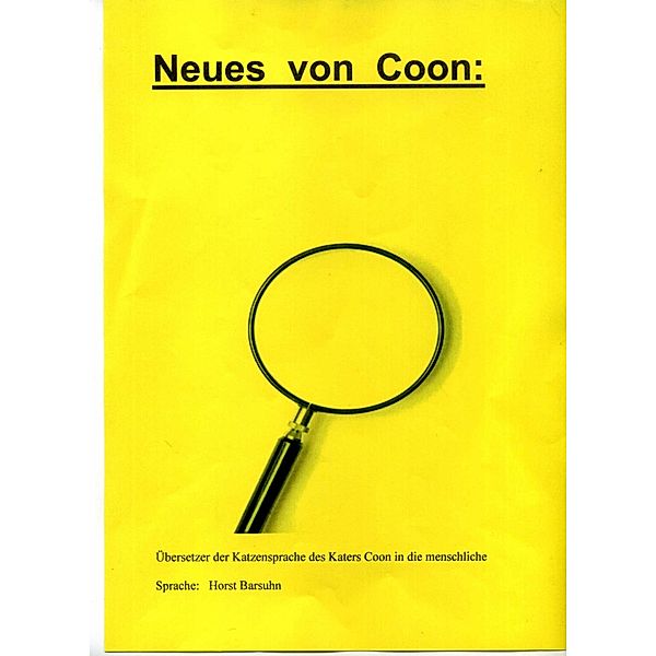 Neues von C o o n, Udo Barsuhn