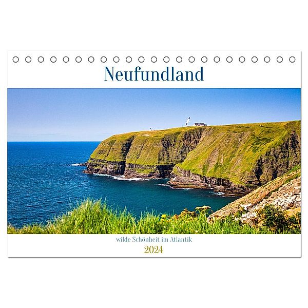 Neufundland - wilde Schönheit im Atlantik (Tischkalender 2024 DIN A5 quer), CALVENDO Monatskalender, Calvendo, Sabine Jost