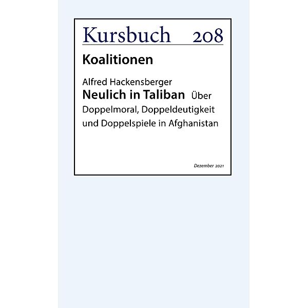 Neulich in Taliban, Alfred Hackensberger