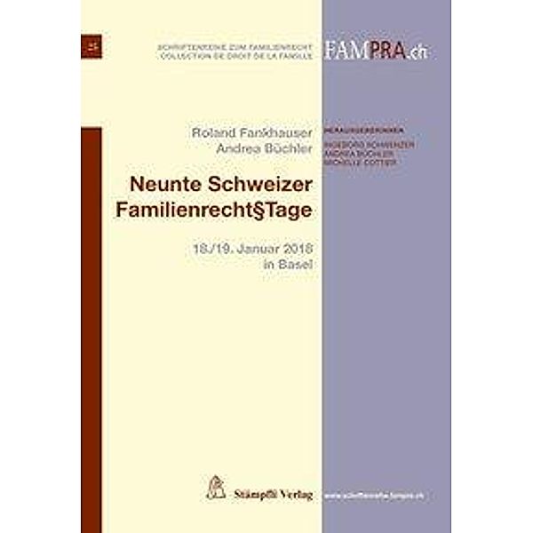 Neunte Schweizer Familienrecht§tage