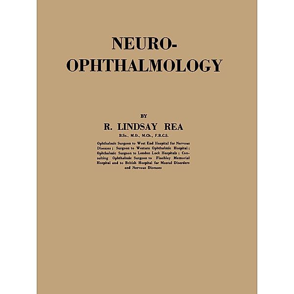 Neuro-Ophthalmology, R. Lindsay Rea