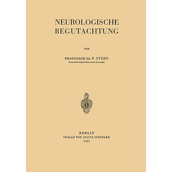 Neurologische Begutachtung, F. Stern