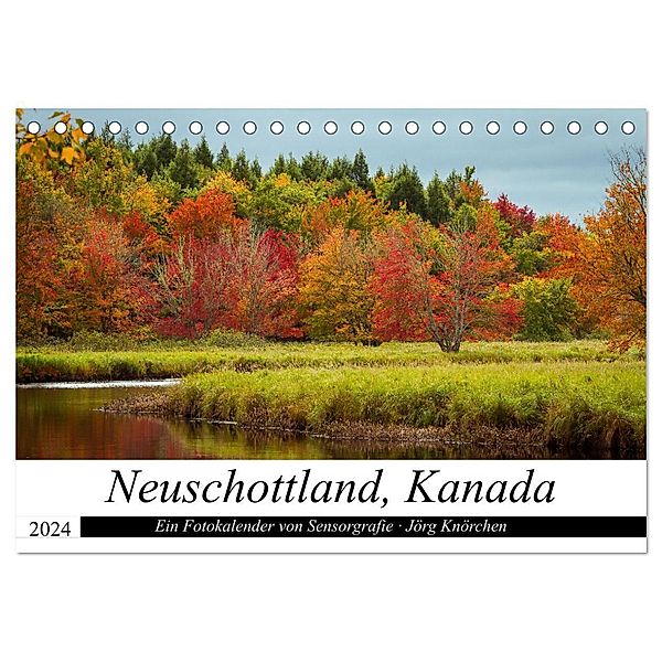 Neuschottland, Kanada (Tischkalender 2024 DIN A5 quer), CALVENDO Monatskalender, Sensorgrafie · Jörg Knörchen