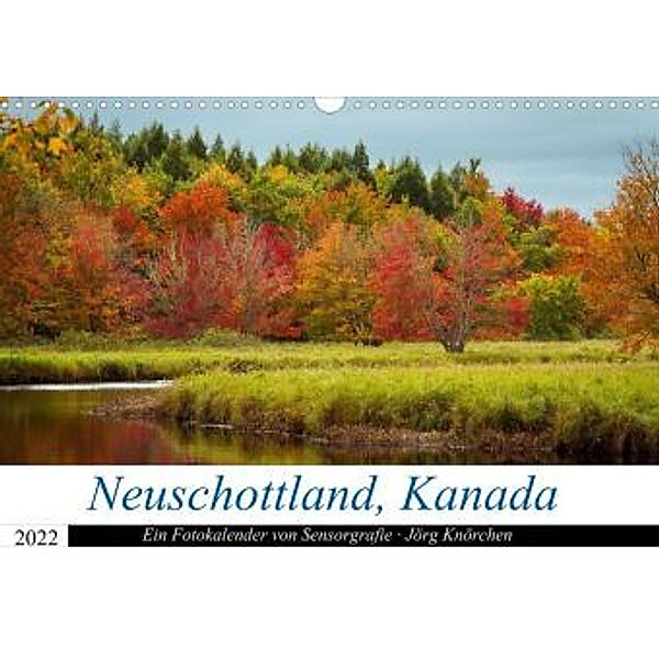 Neuschottland, Kanada (Wandkalender 2022 DIN A3 quer), Sensorgrafie · Jörg Knörchen