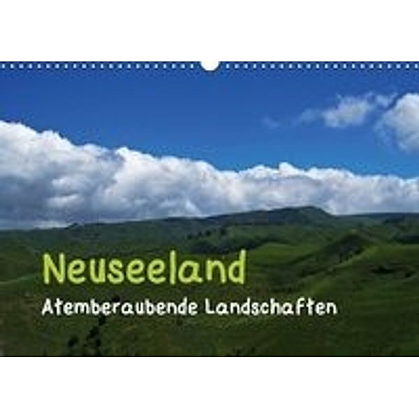 Neuseeland - Atemberaubende Landschaften (Wandkalender 2016 DIN A3 quer), Ingo Paszkowsky