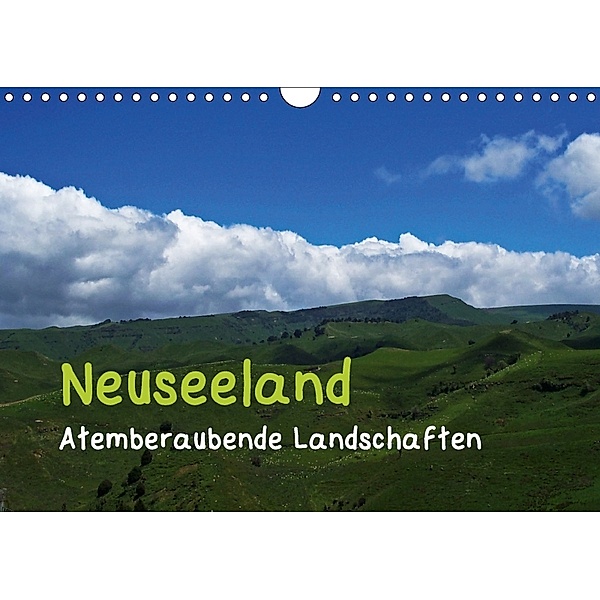 Neuseeland - Atemberaubende Landschaften (Wandkalender 2018 DIN A4 quer), Ingo Paszkowsky