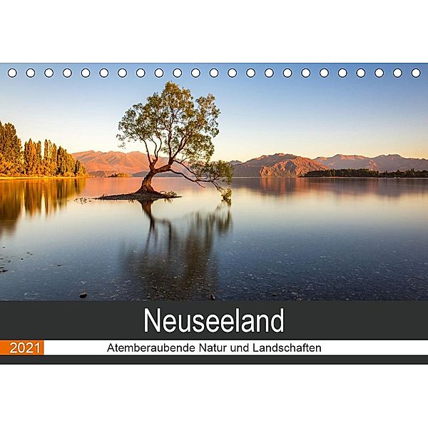 Neuseeland - Atemberaubende Natur und Landschaften (Tischkalender 2021 DIN A5 quer), Torsten Hartmann