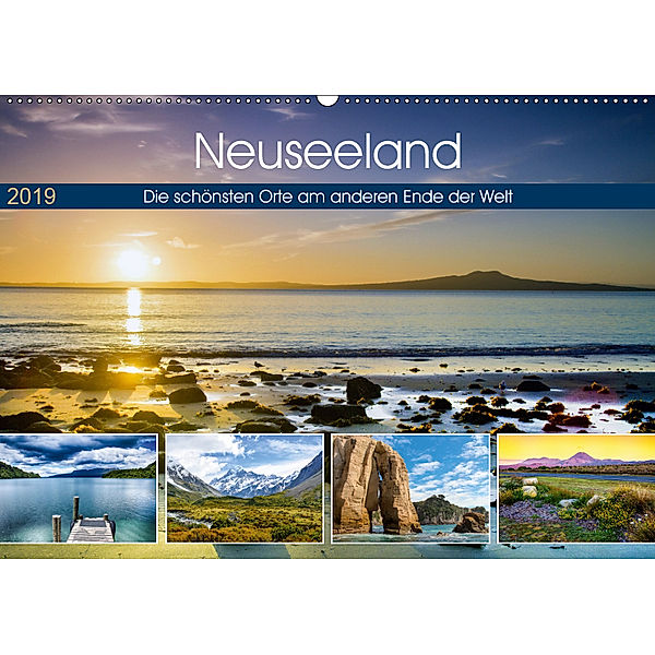 Neuseeland - Die schönsten Orte am anderen Ende der Welt (Wandkalender 2019 DIN A2 quer), Christian Bosse
