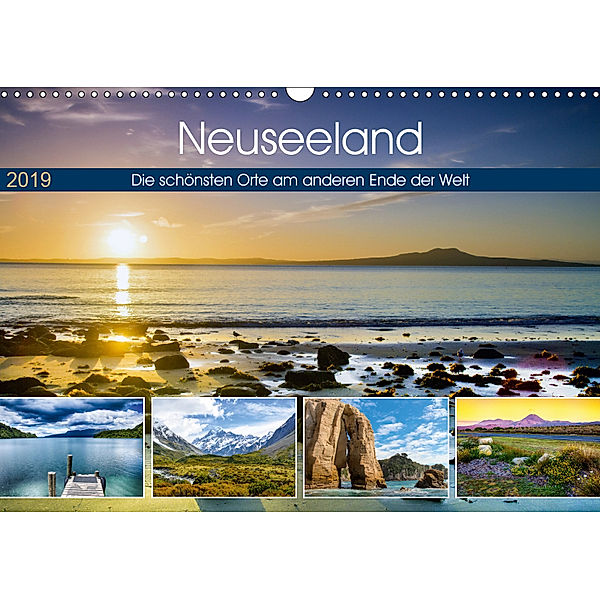 Neuseeland - Die schönsten Orte am anderen Ende der Welt (Wandkalender 2019 DIN A3 quer), Christian Bosse