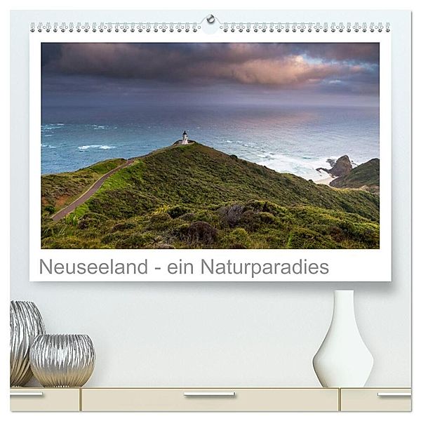 Neuseeland - ein Naturparadies (hochwertiger Premium Wandkalender 2025 DIN A2 quer), Kunstdruck in Hochglanz, Calvendo, Kalender365.com