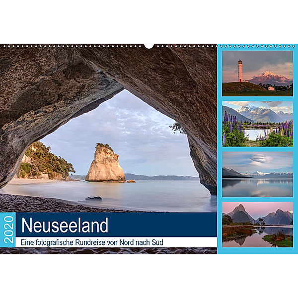 Neuseeland - Eine fotografische Rundreise von Nord nach Süd (Wandkalender 2020 DIN A2 quer), Joana Kruse