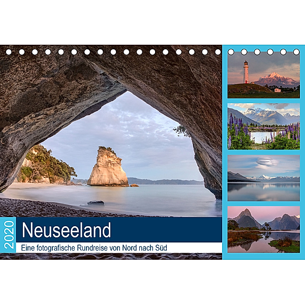 Neuseeland - Eine fotografische Rundreise von Nord nach Süd (Tischkalender 2020 DIN A5 quer), Joana Kruse