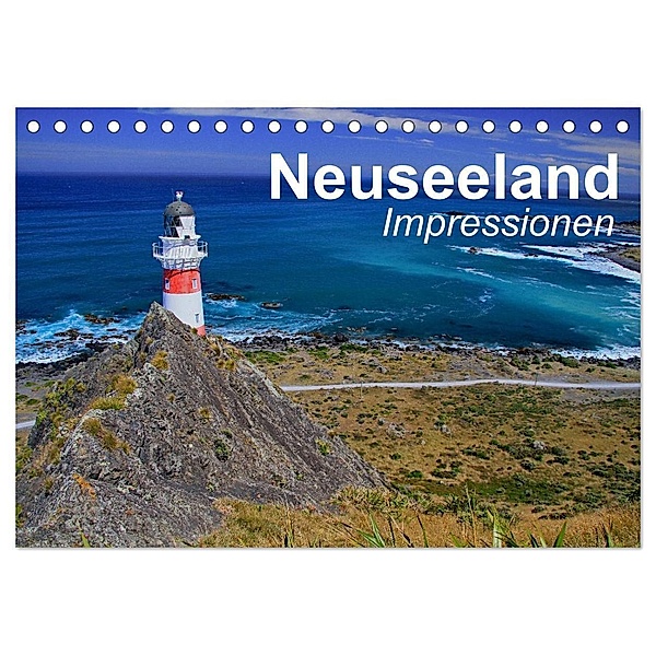 Neuseeland - Impressionen (Tischkalender 2024 DIN A5 quer), CALVENDO Monatskalender, Elisabeth Stanzer