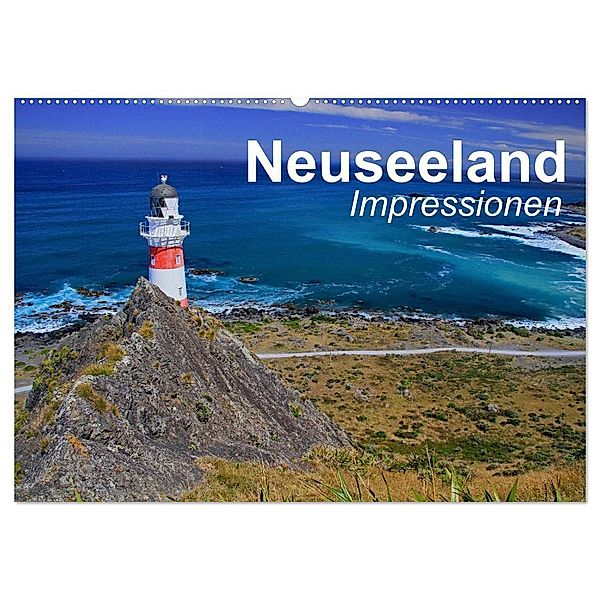 Neuseeland - Impressionen (Wandkalender 2024 DIN A2 quer), CALVENDO Monatskalender, Elisabeth Stanzer