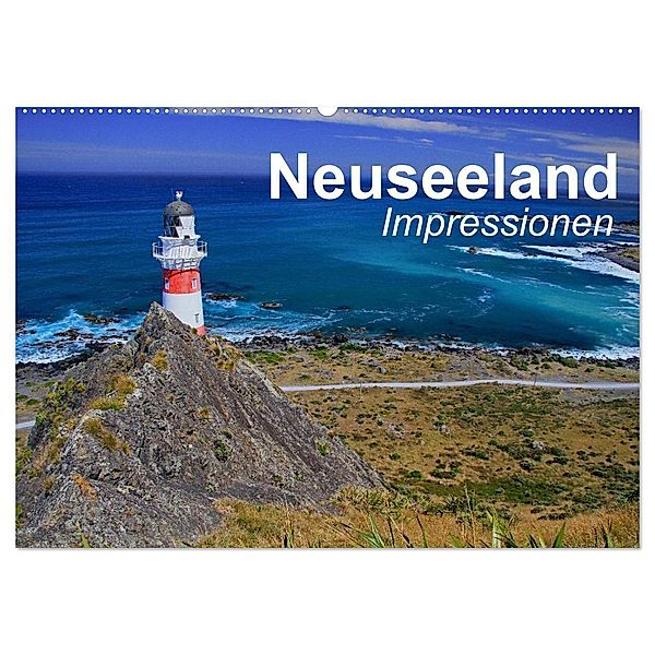 Neuseeland - Impressionen (Wandkalender 2025 DIN A2 quer), CALVENDO Monatskalender, Calvendo, Elisabeth Stanzer