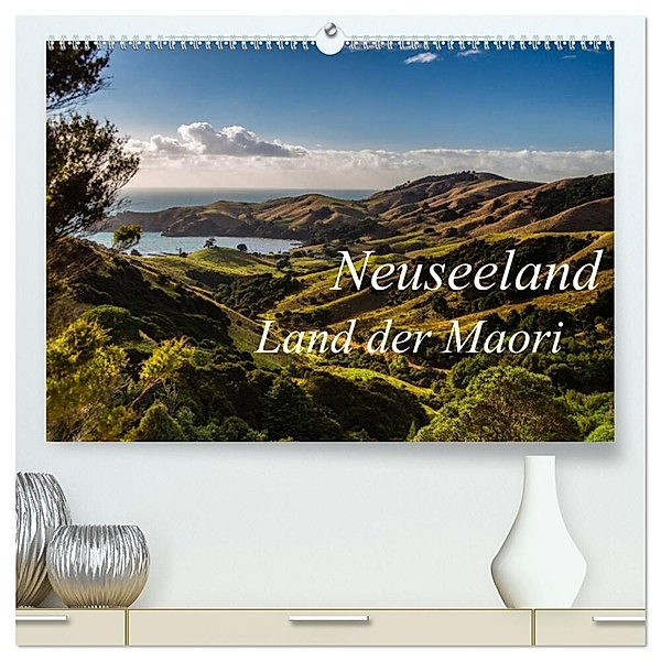 Neuseeland - Land der Maori (hochwertiger Premium Wandkalender 2024 DIN A2 quer), Kunstdruck in Hochglanz, Thomas Klinder