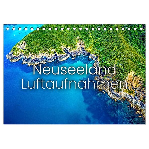 Neuseeland Luftaufnahmen (Tischkalender 2025 DIN A5 quer), CALVENDO Monatskalender, Calvendo, SF