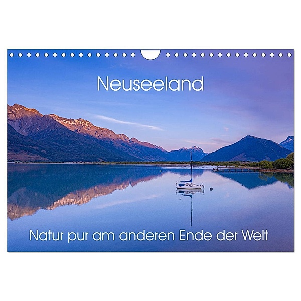 Neuseeland - Natur pur am anderen Ende der Welt (Wandkalender 2024 DIN A4 quer), CALVENDO Monatskalender, Peter Schürholz