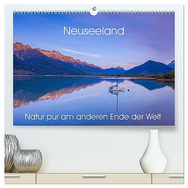 Neuseeland - Natur pur am anderen Ende der Welt (hochwertiger Premium Wandkalender 2024 DIN A2 quer), Kunstdruck in Hochglanz, Peter Schürholz