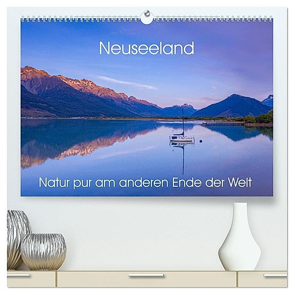 Neuseeland - Natur pur am anderen Ende der Welt (hochwertiger Premium Wandkalender 2024 DIN A2 quer), Kunstdruck in Hochglanz, Peter Schürholz