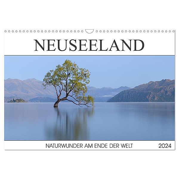 Neuseeland - Naturwunder am Ende der Welt (Wandkalender 2024 DIN A3 quer), CALVENDO Monatskalender, Christian Heeb