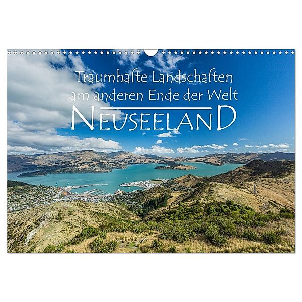 Neuseeland - Traumhafte Landschaften am anderen Ende der Welt (Wandkalender 2024 DIN A3 quer), CALVENDO Monatskalender, Werner Moller