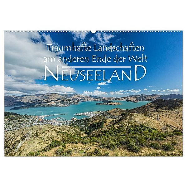 Neuseeland - Traumhafte Landschaften am anderen Ende der Welt (Wandkalender 2024 DIN A2 quer), CALVENDO Monatskalender, Werner Moller