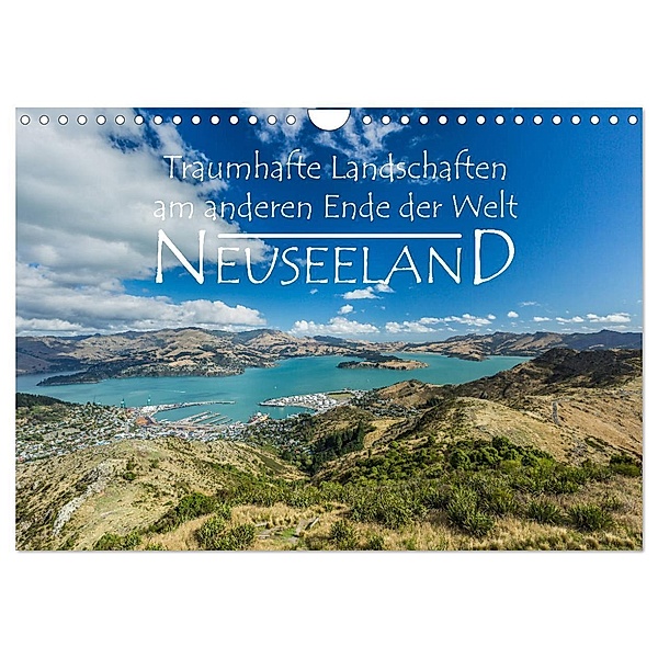 Neuseeland - Traumhafte Landschaften am anderen Ende der Welt (Wandkalender 2024 DIN A4 quer), CALVENDO Monatskalender, Werner Moller