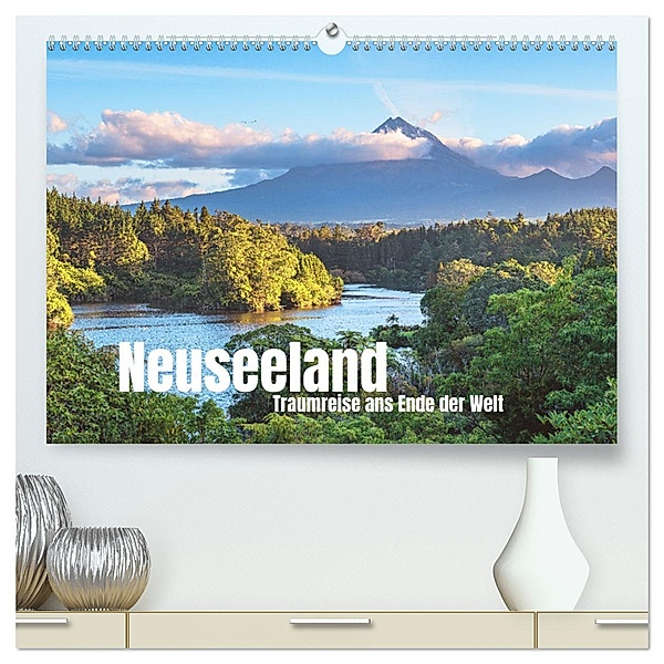 Neuseeland - Traumreise ans Ende der Welt (hochwertiger Premium Wandkalender 2025 DIN A2 quer), Kunstdruck in Hochglanz, Calvendo, Jean Claude Castor I 030mm-photography