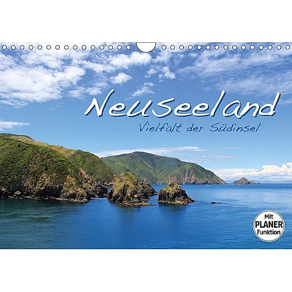 Neuseeland - Vielfalt der Südinsel (Wandkalender 2018 DIN A4 quer), Jana Thiem-Eberitsch