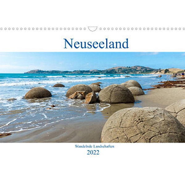 Neuseeland - Wandelnde Landschaften (Wandkalender 2022 DIN A3 quer), pixs:sell