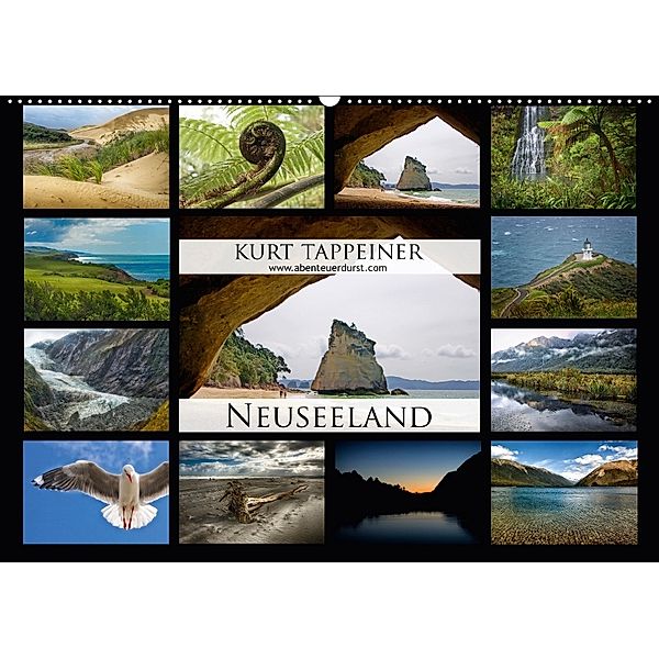 Neuseeland (Wandkalender 2018 DIN A2 quer), Kurt Tappeiner